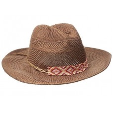 SAN DIEGO HAT CO Mujer&apos;s Faux Suede Bead Band Knit Fedora Hat BROWN One Size NEW  eb-24017902